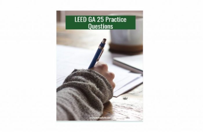 Free leed ga practice exam