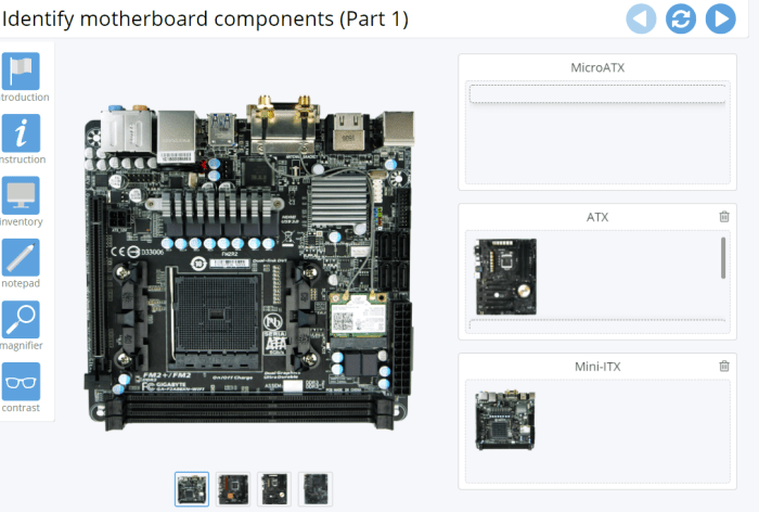 Lab 2-3 practice mode identify motherboard components part 1